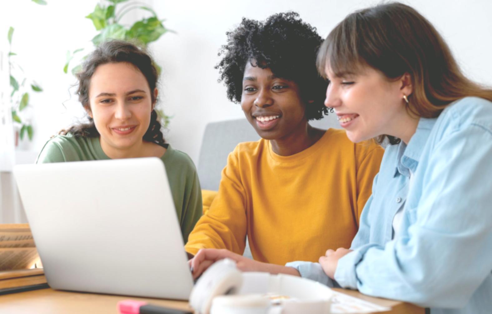 Business professionals analyzing financial reports and discussing strategic decisions